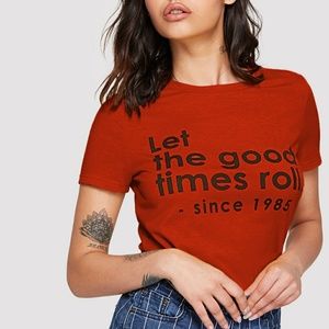 NEW!!! Let The Good Times Roll Red Tee